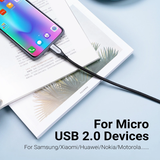  Cáp sạc nhanh Micro USB VENTION COAHF (2A, Micro USB, 1m, Aluminum Alloy Type) 