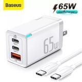  Bộ Sạc Nhanh Baseus GaN3 Pro Quick Charger 65W (Type Cx2 + USB, PD3.0/PPS/QC4.0/SCP/FCP Multi Quick Charge Protocol, New Upgrade Technology) 