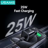  Củ Sạc Nhanh USAMS CC289 25W (GaN Charger) 