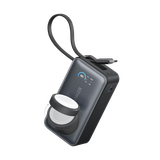  Pin Dự Phòng Từ Tính Kiêm Sạc Không Dây Cho Apple Watch 1C ANKER Nano A1657 10000mAh 35W (With Type-C Built-in Cable, Smart Digital Display, MultiProtect ActiveShield, Wireless PowerIQ) 