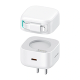 Củ Sạc Nhanh USAMS GaN Charger 35W Type C PD Fast Phone Charger Built in Quick Charge Cable 