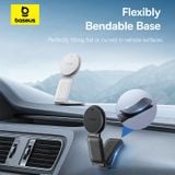 Giá Đỡ Điện Thoại Vòng Từ Tính Kiêm Sạc Không Dây Baseus PrimeTrip Series C02 Mega (Qi2, 15W, Để Bản + Táp Lô, 360°) 