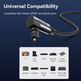  Dây cáp audio quang 90⁰ chất lượng cao VENTION BKD (Optical Fiber Braided Audio) 