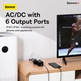  Bộ Sạc Nhanh Tích Hợp Dây Nguồn Nối Dài Baseus Power Combo Digital PowerStrip 30W/45W/65W 