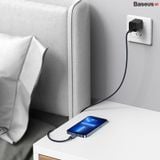  Cáp Sạc nhanh Tự Ngắt Gen2 Baseus Explorer Series cho iPhone/iPad (Type C to Lightning Auto Power-Off, PD 20W Fast Charging Data Cable) 