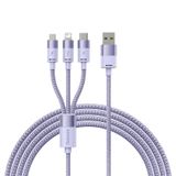  Cáp Sạc Đa Năng Baseus StarSpeed 1-for-3 Fast Charging Data Cable USB to Micro Lightning Type C 3.5A 