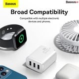  Cốc Sạc Đa Năng 3 Cổng Sạc Baseus Compact Charger 17W 
