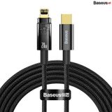  Cáp Sạc nhanh Tự Ngắt Gen2 Baseus Explorer Series cho iPhone/iPad (Type C to Lightning Auto Power-Off, PD 20W Fast Charging Data Cable) 