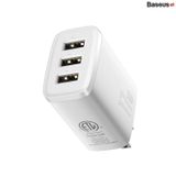  Bộ Sạc Đa Năng Baseus Compact Charger 3 Cổng Sạc 17W 