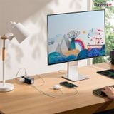  Bộ Sạc Nhanh Tích Hợp Dây Nguồn Nối Dài Baseus Power Combo Digital PowerStrip 30W/45W/65W 