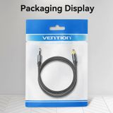  Cáp Quang Audio Toslink to Mini Toslink VENTION BKC (Hi-Fi Sound Quality, support Dolby Digital/DTS/PCM/5.1 Surround Sound) 