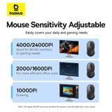  Chuột Không Dây Công Thái Học Baseus F02 Ergonomic Wireless Mouse (Bluetooth 2.4GHz) 