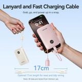  Pin Dự Phòng VENTION FKA 10000mAh 22.5W (With Type-C Built-in Cable, Digital Display) 