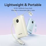  Pin Dự Phòng VENTION FKA 10000mAh 22.5W (With Type-C Built-in Cable, Digital Display) 