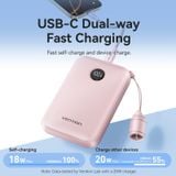  Pin Dự Phòng VENTION FKA 10000mAh 22.5W (With Type-C Built-in Cable, Digital Display) 
