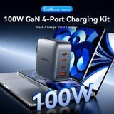  Bộ Sạc Nhanh 3C+A Kèm Cáp VENTION FET 100W (GaN V Tech, With C to C 1m Cable) 