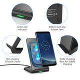  Đế sạc nhanh không dây kiêm giá đỡ cho điện thoại Choetech T524-S 10W Fast Wireless Charging Stand 