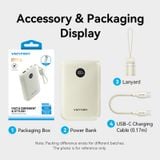  Pin Dự Phòng VENTION FKA 10000mAh 22.5W (With Type-C Built-in Cable, Digital Display) 