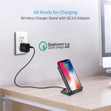  Đế sạc nhanh không dây kiêm giá đỡ cho điện thoại Choetech T524-S 10W Fast Wireless Charging Stand 