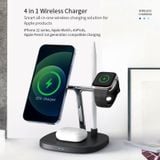  Đế sạc không dây Magsafe  Choetech T583-F Wireless Charger 4in1 15W (Wireless Quick Charger for iPhone/Airpods/Apple Watch/Apple Pencil) 