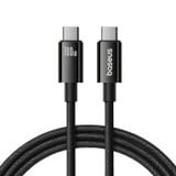  Cáp Sạc Nhanh Baseus Tungsten Gold C to C 100W (20V/5A, USB3.2, 4K@60Hz, 20Gbps) 