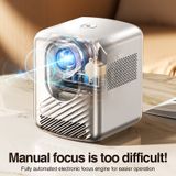  Máy Chiếu Điện Tử RTAKO A8 (1080P, Auto-Focus Projector, SDR, Focus Adjustment, 5000 Lumen, 200±20 ANSI Brightness, 32-150 inches, Supports 2.4G/5GHz Dual-Band Wi-Fi) 