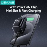  Củ Sạc Nhanh USAMS CC289 25W (GaN Charger) 