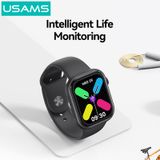  Đồng Hồ Thông Minh USAMS ZB325 (Bluetooth v5.3, 220mAh, 2.01'' HD colourful display, Intelligent voice assistant, Control mobile phone, AAC hi-fi speaker, Bluetooth hands-free calling, Smart life/health monitoring/exercise record) 