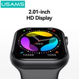  Đồng Hồ Thông Minh USAMS ZB325 (Bluetooth v5.3, 220mAh, 2.01'' HD colourful display, Intelligent voice assistant, Control mobile phone, AAC hi-fi speaker, Bluetooth hands-free calling, Smart life/health monitoring/exercise record) 