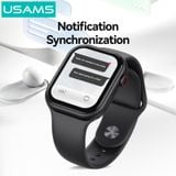  Đồng Hồ Thông Minh USAMS ZB325 (Bluetooth v5.3, 220mAh, 2.01'' HD colourful display, Intelligent voice assistant, Control mobile phone, AAC hi-fi speaker, Bluetooth hands-free calling, Smart life/health monitoring/exercise record) 