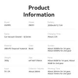  Máy Hút Bụi Mini Cầm Tay Dành Cho Ô Tô USAMS ZB291 (6000Pa, 4000mAh, 80dB) 