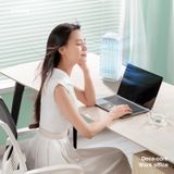  Quạt Tích Điện Để Bàn Mini RTAKO YW-DC04 (3600/7200mAh, Xoay 90°, 5-Gear, 24H) 