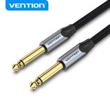  Dây cáp âm thanh chất lượng cao AUX Audio 6.35 VENTION BASHG (Cotton Braided, 1.5M, AUX Cable 6.35mm) 