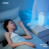  Quạt Tích Điện Để Bàn Mini RTAKO YW-DC04 (3600/7200mAh, Xoay 90°, 5-Gear, 24H) 