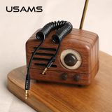  Cáp Âm Thanh 3.5mm USAMS SJ256 (Cáp lò xo, 1.2m) 