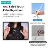  Bút Cảm Ứng Điện Dung USAMS ZB254 Sạc Không Dây (Bluetooth v5.0, 9H, 130mAh) 