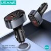  Tẩu Sạc Xe Hơi USAMS CC257 C42 100W 3 Cổng Aluminum Alloy Fast Car Charger 