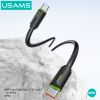  Cáp sạc nhanh USAMS SJ734 60W Type-C To Type-C Bicolor YR Series 