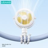  Quạt để bàn, treo xe đa dụng USAMS ZB289 (2000mAh, 4W, 3.5H) 