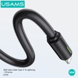  Cáp Sạc Nhanh USAMS SJ735 Type C To Lightning PD 30W Charging & Data Cable 