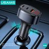  Tẩu Sạc Xe Hơi USAMS CC257 C42 100W 3 Cổng Aluminum Alloy Fast Car Charger 