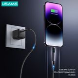  Đầu chuyển Type-C To Lightning USAMS SJ681 AU18 30W (Aluminum Alloy Digital Display Adapter) 