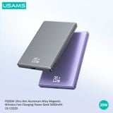 Pin Dự Phòng Không Dây Nam Châm USAMS CD220 PB73 5000mAh 20W 