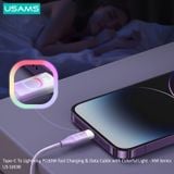 Cáp sạc nhanh USAMS SJ638 Type-C To Lightning PD30W XM Series 