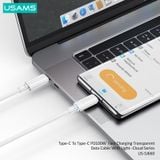  Cáp sạc nhanh USAMS SJ660 Type-C To Type-C PD100W Cloud Series 