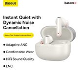  Tai Nghe Bluetooth Chống Ồn Thông Minh Baseus Storm 1 ANC TWS Earphones ( Bluetooth 5.2 , GPS - APP Control, Super Fast charge, Nearly No-delay, Hifi  HD Stereo Gaming Earbuds ) 