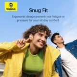  Tai Nghe Không Dây TWS Baseus Bass BD1 (Bluetooth v5.4, 8H, IP55, Punchy Sound) 
