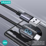  Cáp sạc nhanh USAMS SJ680/SJ663 Type-C 3A Aluminum Alloy Sufeng Series (USB to Type C) 