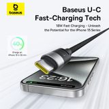  Cáp Sạc Đa Năng Baseus StarSpeed 1-for-3 USB-A to Type-C Lightning Micro 100W/2.4A/18W (1.5m) 