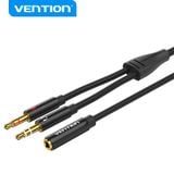  Dây cáp âm thanh chất lượng cao AUX Audio 2 in 1 VENTION BHDBF (1M, AUX Cable 3.5mm) 